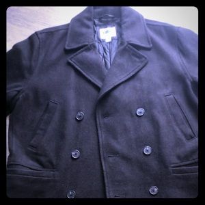 Classic double breasted pea coat